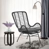Интерьерное кресло Halmar Ikaro 2 (черный/серый)