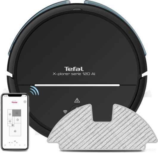 Робот-пылесос Tefal X-Plorer Serie 120 Ai Animal & Allergy RG7865WH, фото 1