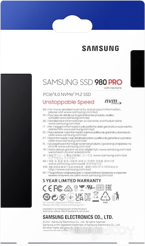 SSD Samsung 980 Pro с радиатором 2TB MZ-V8P2T0CW, фото 6