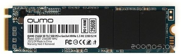 SSD Qumo Novation 3D TLC NVMe 256GB Q3DT-256GSKF-NM2, фото 1