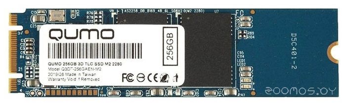 SSD Qumo Novation TLC 3D 256GB Q3DT-256GAEN-M2, фото 1