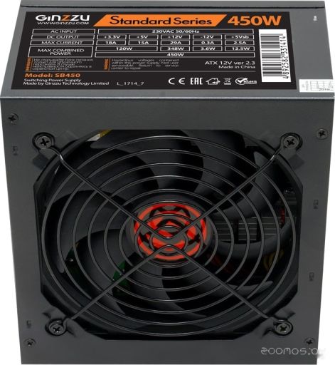Блок питания Ginzzu SB450