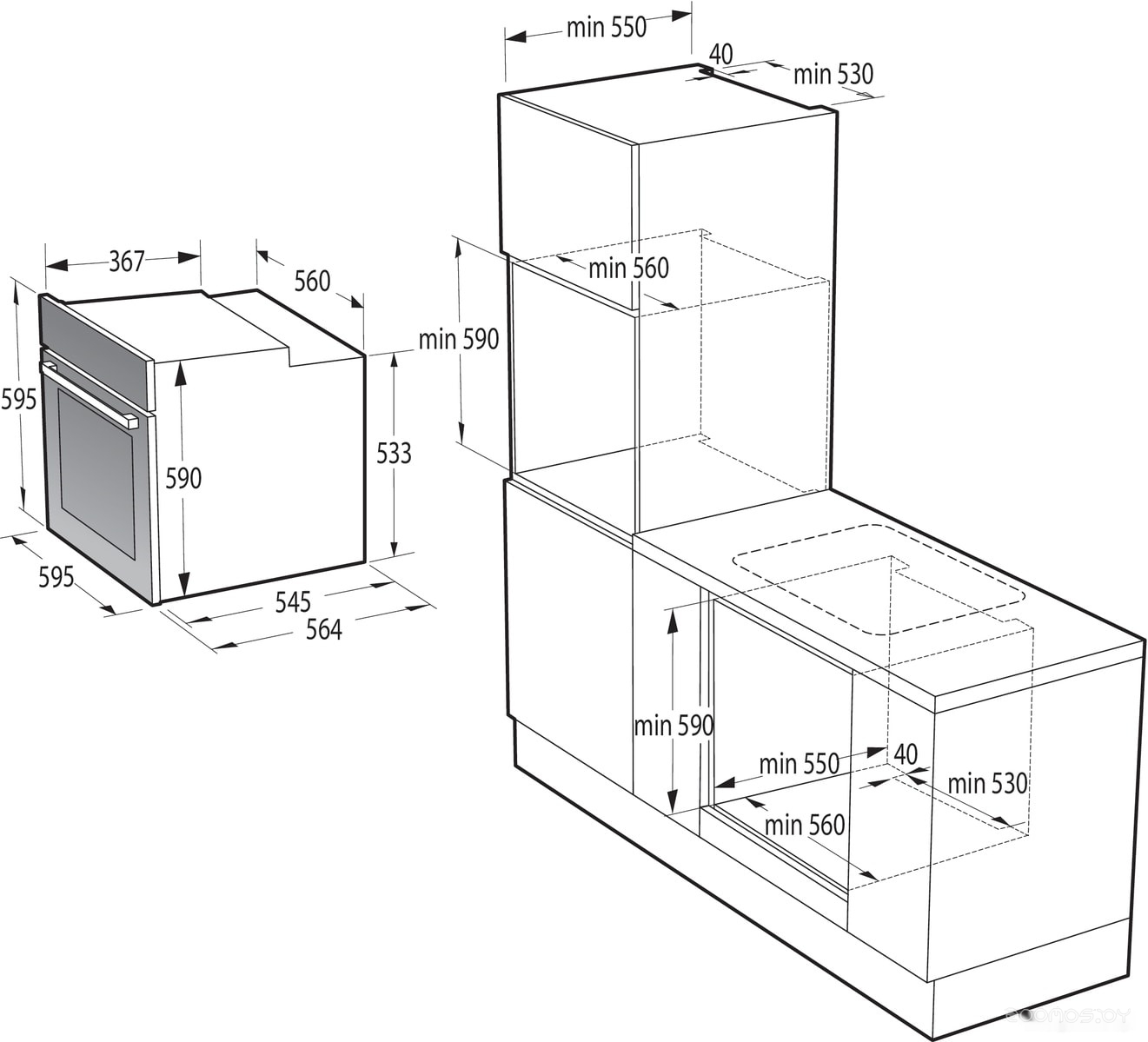 Электрический духовой шкаф Gorenje BOB6737E01X, фото 19
