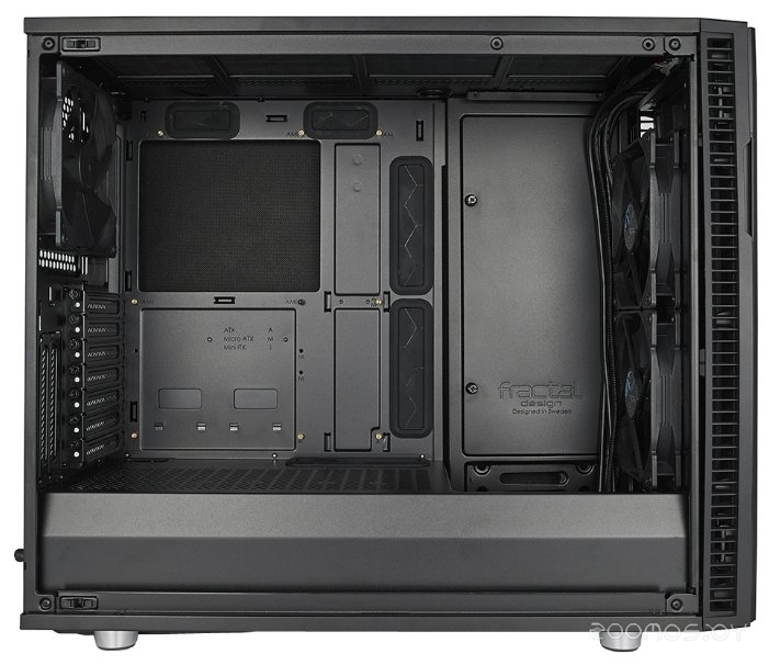 Корпус Fractal Design Define R6 TG Blackout Edition Black, фото 24