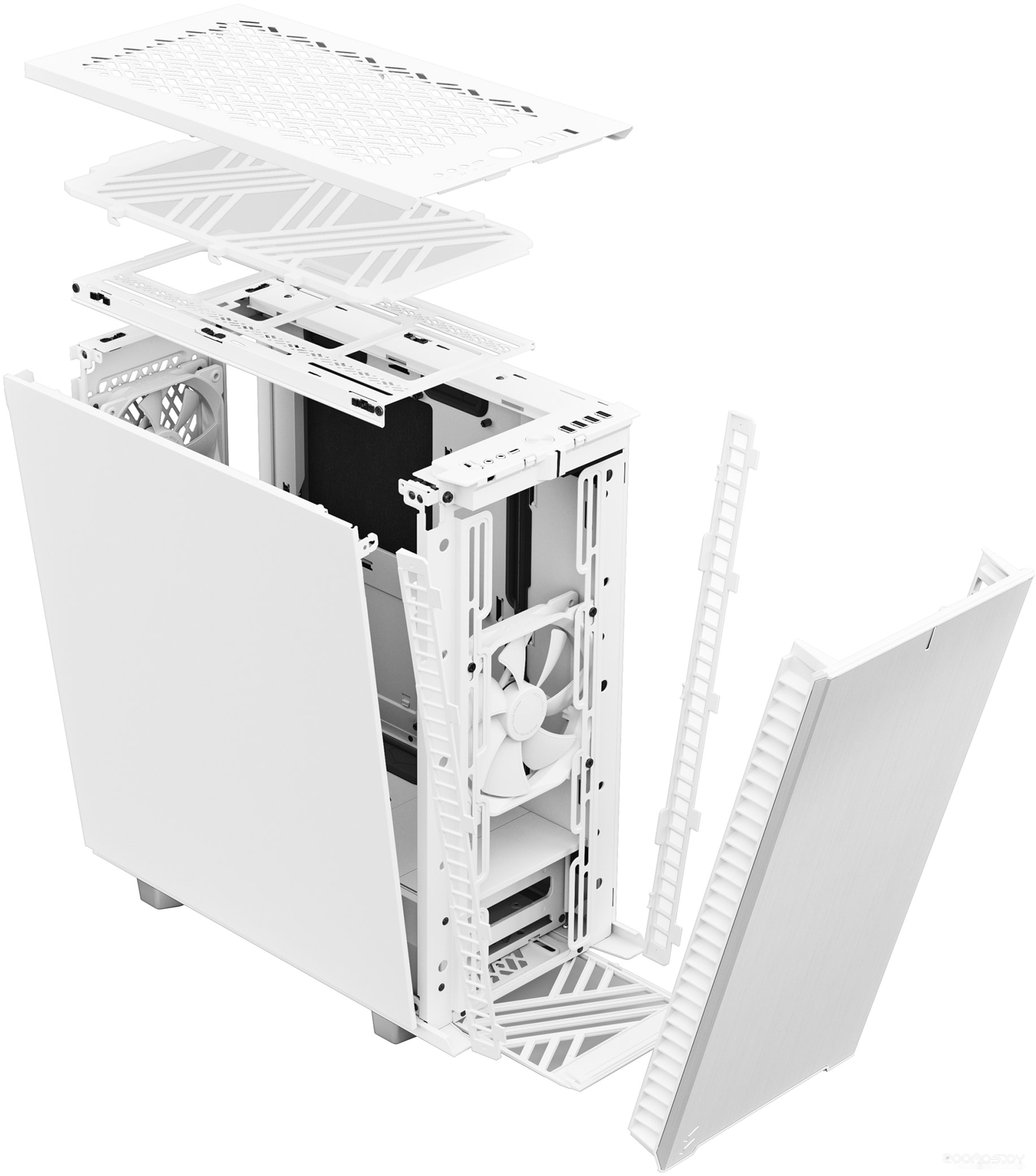 Корпус Fractal Design Define 7 Compact White FD-C-DEF7C-05, фото 9