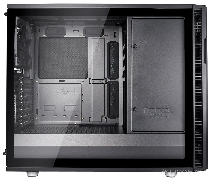 Корпус Fractal Design Define R6 TG Blackout Edition Black, фото 14