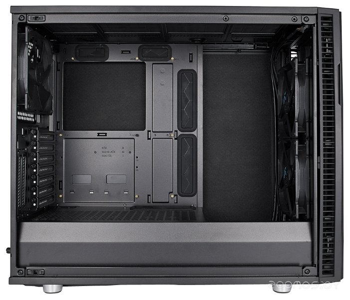 Корпус Fractal Design Define R6 TG Blackout Edition Black, фото 16