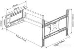 Кронштейн Onkron M7L (черный)