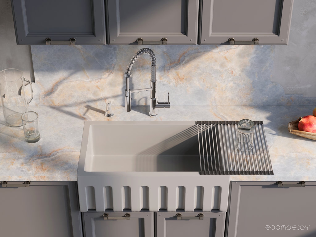 Кухонная мойка Omoikiri Mikura 76 WH-Glossy (белый глянцевый), фото 4