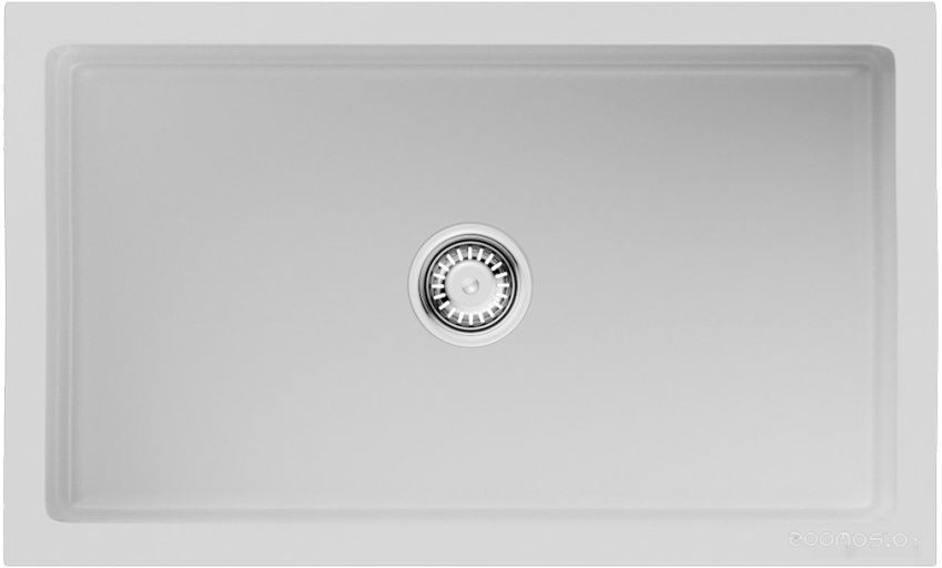 Кухонная мойка Omoikiri Mikura 76 WH-Glossy (белый глянцевый), фото 1