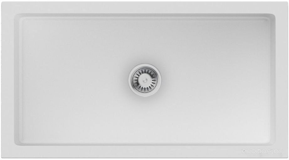 Кухонная мойка Omoikiri Mikura 83 WH-Glossy (белый глянцевый), фото 1