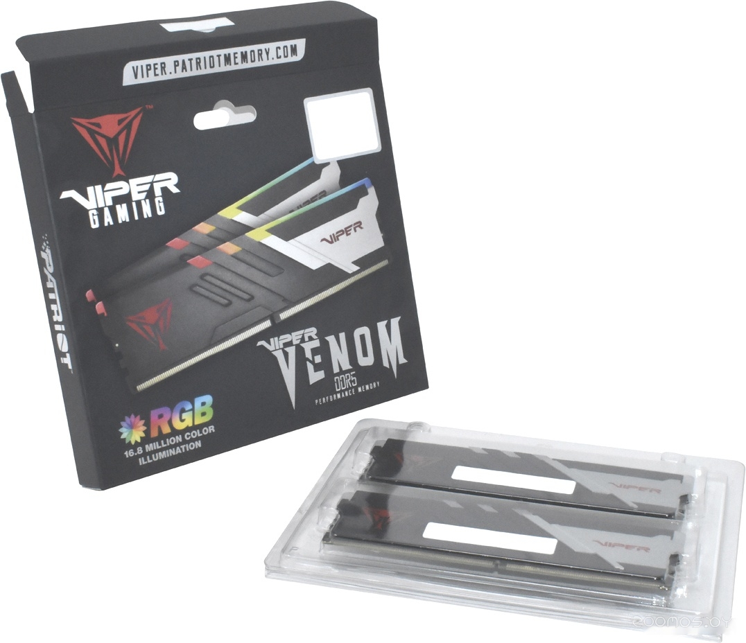 Оперативная память Patriot Viper Venom RGB 2x16ГБ DDR5 6200МГц PVVR532G620C40K, фото 7