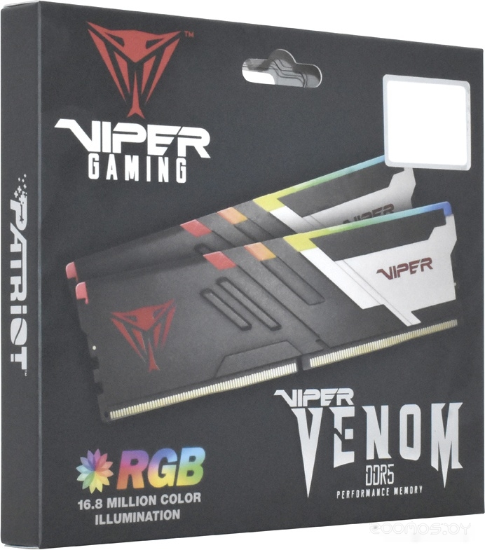 Оперативная память Patriot Viper Venom RGB 2x16ГБ DDR5 6200МГц PVVR532G620C40K, фото 8