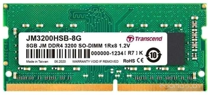 Оперативная память Transcend JetRam 16GB DDR4 SODIMM PC4-25600 JM3200HSB-16G, фото 1