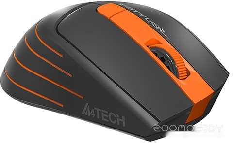 Мышь A4Tech Fstyler FG30S (серый/оранжевый), фото 4