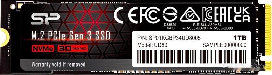 SSD Silicon Power UD80 1TB SP01KGBP34UD8005, фото 1