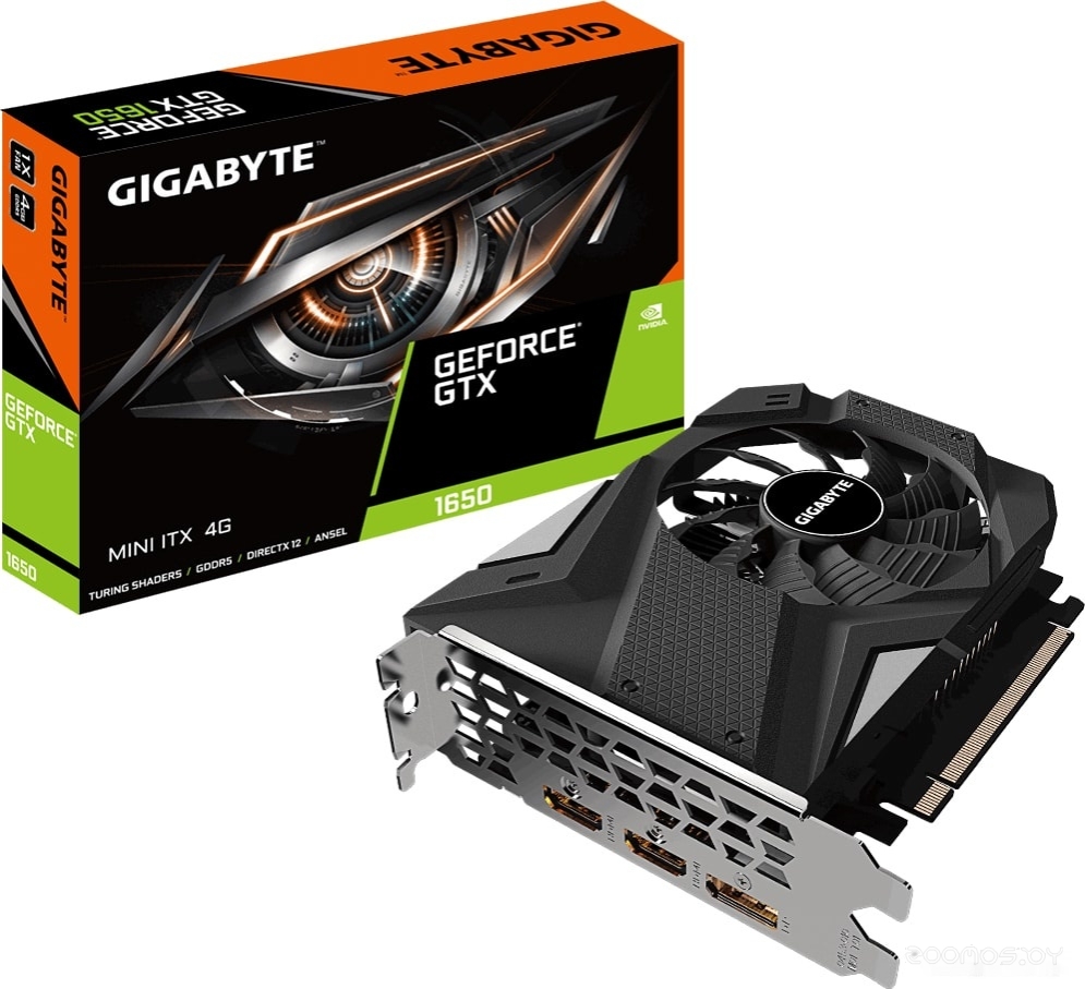 Видеокарта Gigabyte GeForce GTX 1650 Mini ITX 4GB GDDR5 GV-N1650IX-4GD, фото 6
