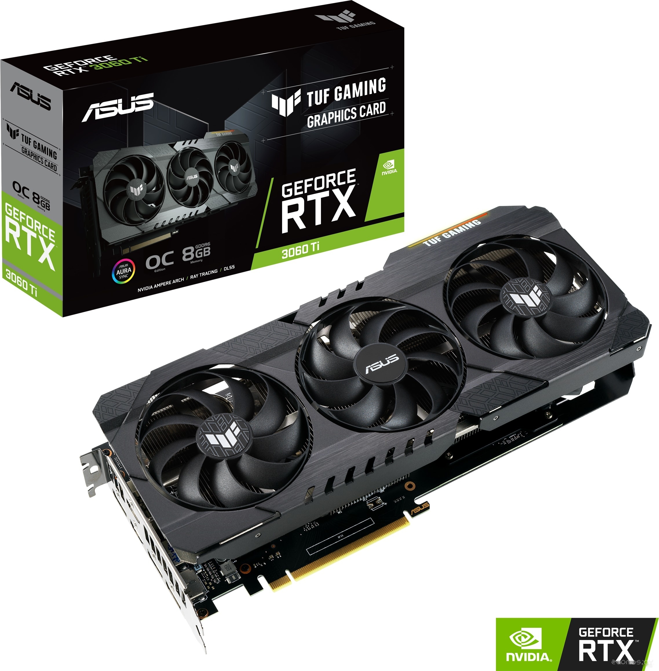 Видеокарта Asus TUF Gaming GeForce RTX 3060 Ti OC Edition 8GB GDDR6, фото 8