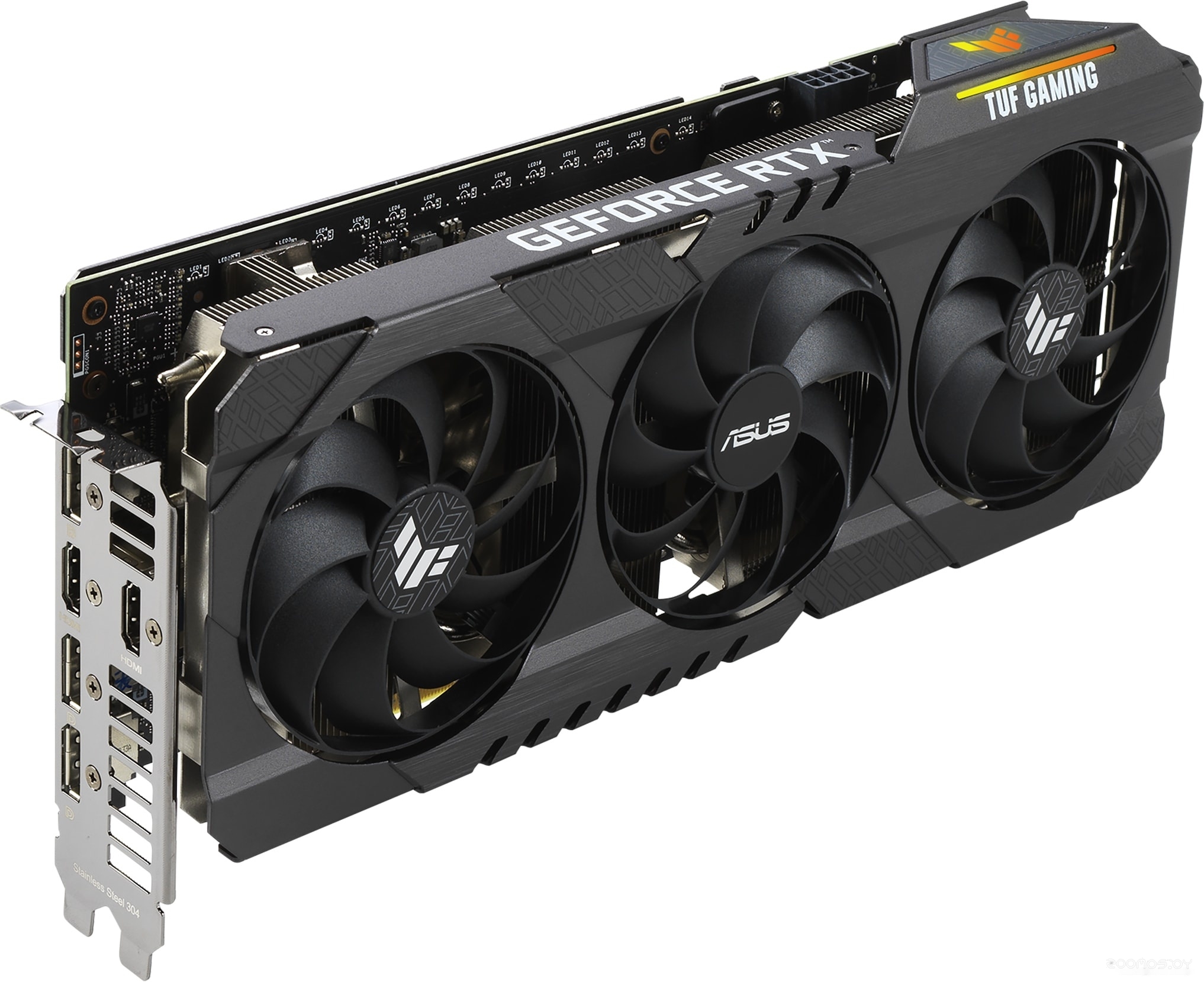 Видеокарта Asus TUF Gaming GeForce RTX 3060 Ti OC Edition 8GB GDDR6, фото 5
