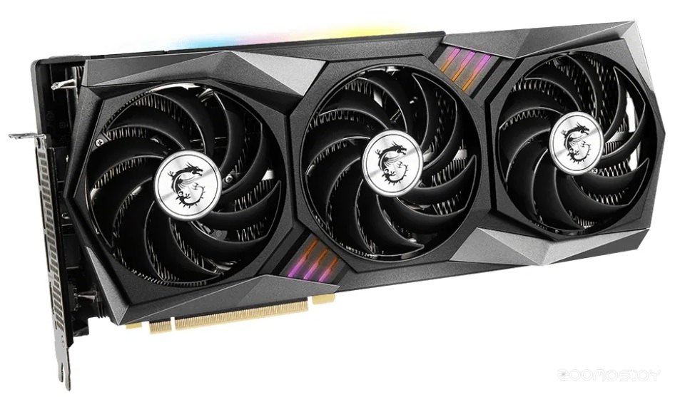 Видеокарта MSI RTX 3060 GAMING Z TRIO 12G, фото 3