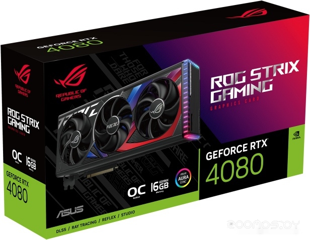 Видеокарта Asus ROG Strix GeForce RTX 4080 16GB GDDR6X OC Edition ROG-STRIX-RTX4080-O16G-GAMING, фото 14