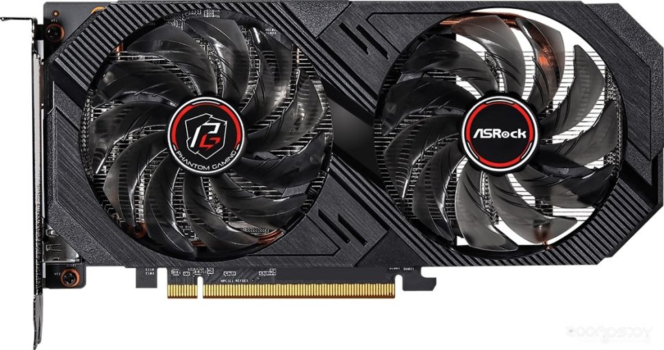 Видеокарта ASROCK Radeon RX 6500 XT Phantom Gaming D 4GB OC RX6500XT PGD 4GO