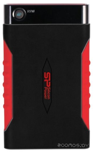 Внешний жёсткий диск Silicon Power Armor A15 1TB Black/Red