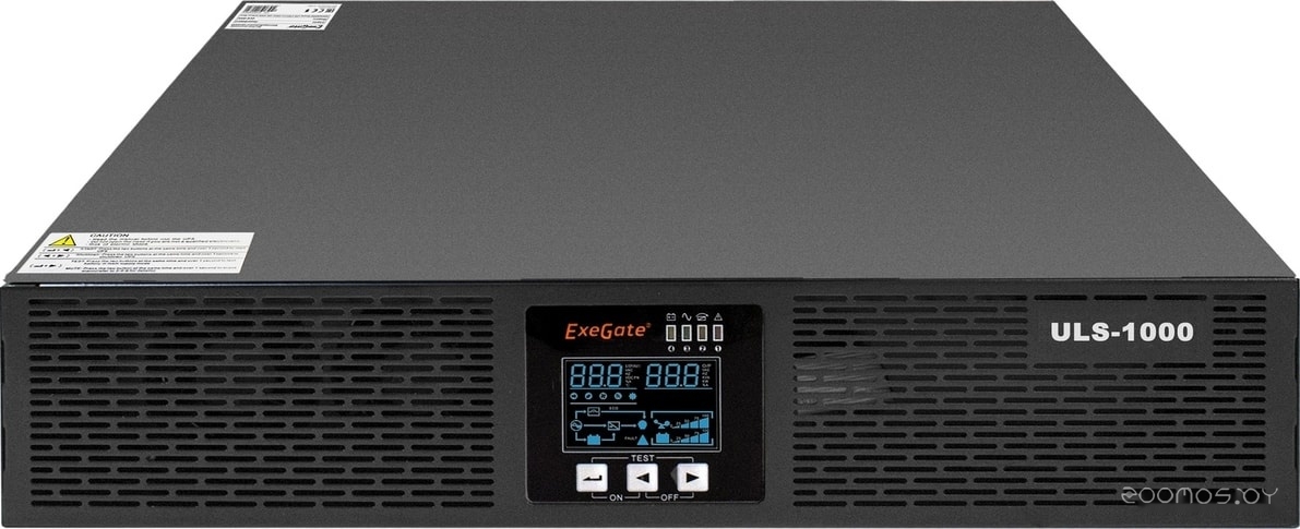 Источник бесперебойного питания Exegate PowerExpert ULS-1000.LCD.AVR.C13.USB.RS232.SNMP.2U, фото 4