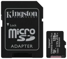 Карта памяти Kingston Canvas Select Plus microSDXC 128GB