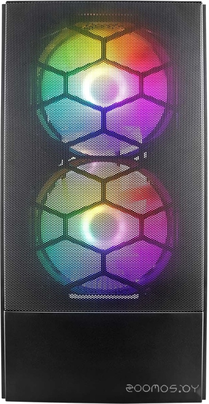 Корпус 1stPlayer Firebase X4-M-BK-2F1P-1F1, фото 2