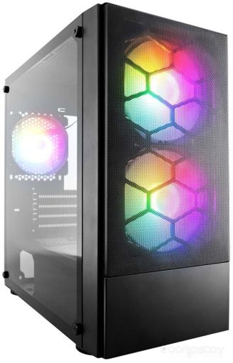 Корпус 1stPlayer Firebase X4-M-BK-2F1P-1F1, фото 1