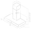 Вытяжка Elica SPOT URBAN ZINC/A/90