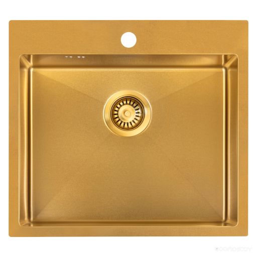 Кухонная мойка Zorg ZRN 5055 Nano PVD Gold, фото 1