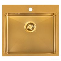 Кухонная мойка Zorg ZRN 5055 Nano PVD Gold