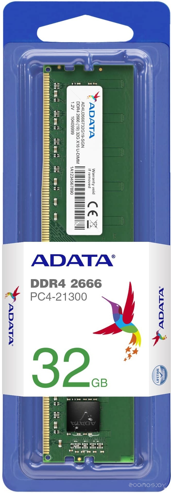 Оперативная память A-Data 8GB DDR4 PC4-21300 AD4U26668G19-SGN, фото 2