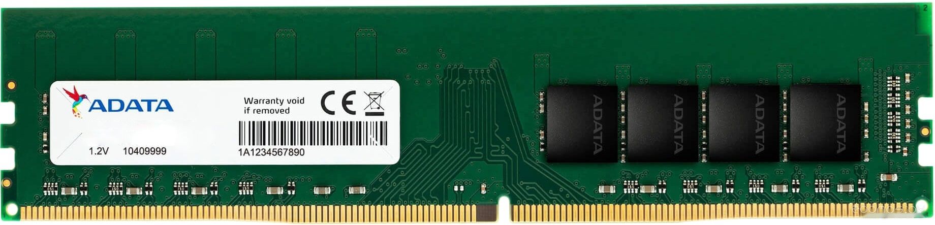Оперативная память A-Data Premier 8ГБ DDR4 3200 МГц AD4U32008G22-SGN, фото 1