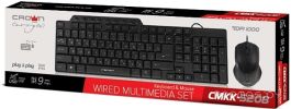 Клавиатура + мышь CrownMicro CMMK-520B