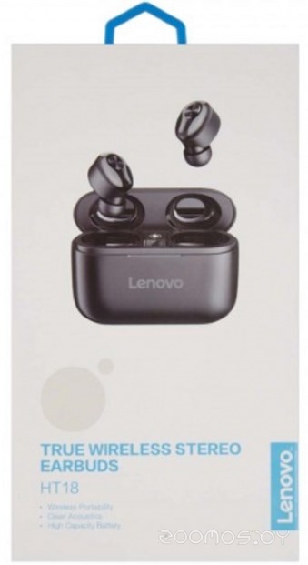 Наушники Lenovo HT18 (черный), фото 2