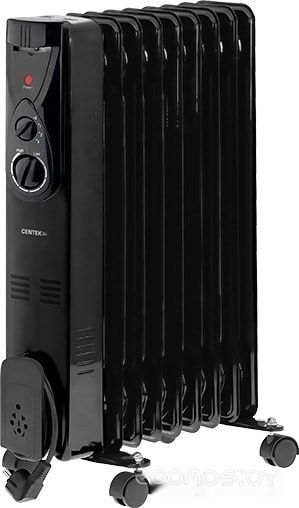 Масляный радиатор CENTEK CT-6201 (черный), фото 1