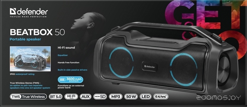 Беспроводная колонка Defender Beatbox 50, фото 5