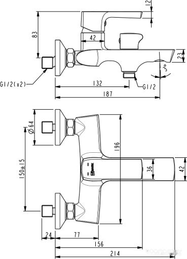 Смеситель Lemark Ursus LM7214BL