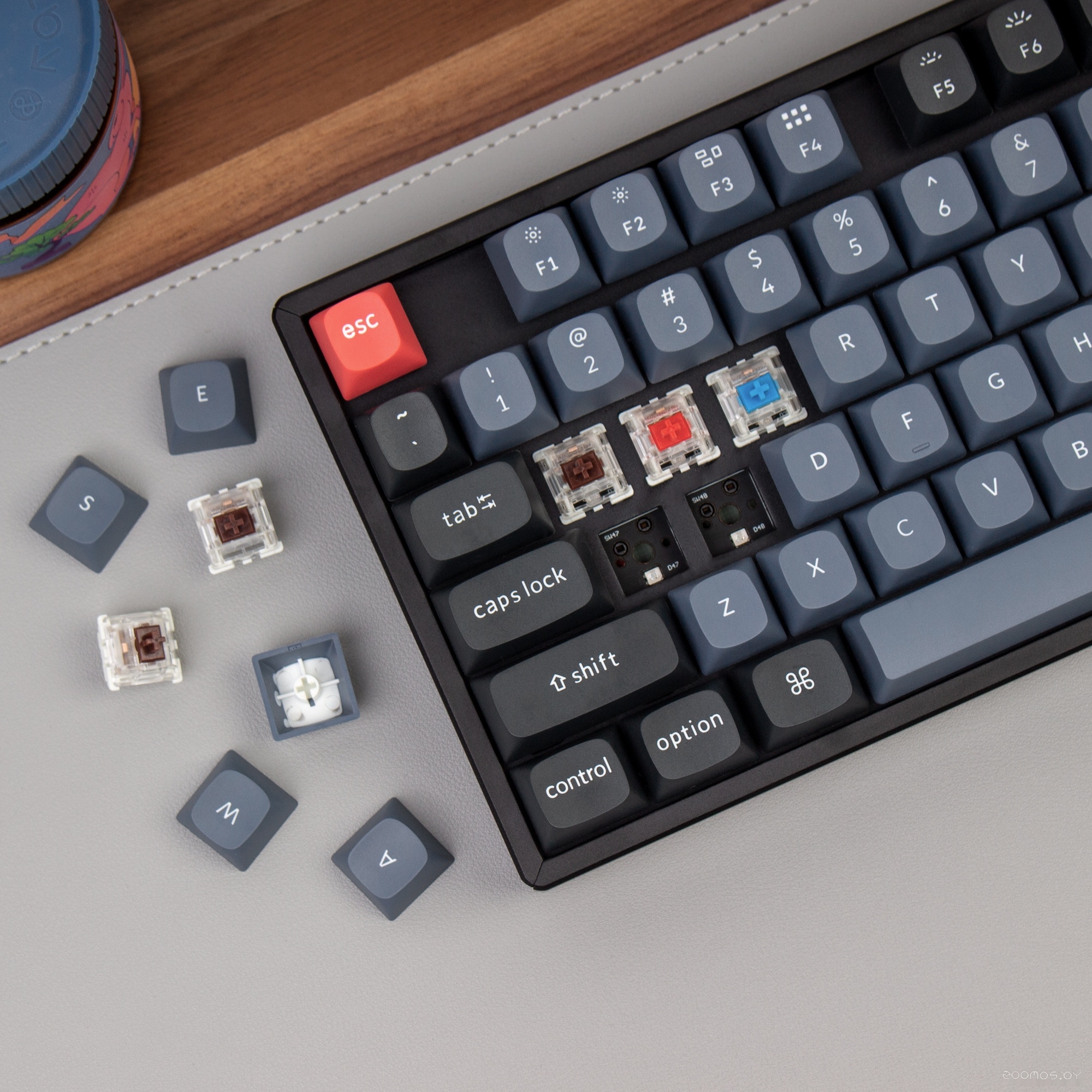 Клавиатура Keychron K8 Pro Wireless RGB K8P-J3-RU (Gateron G Pro Brown), фото 9
