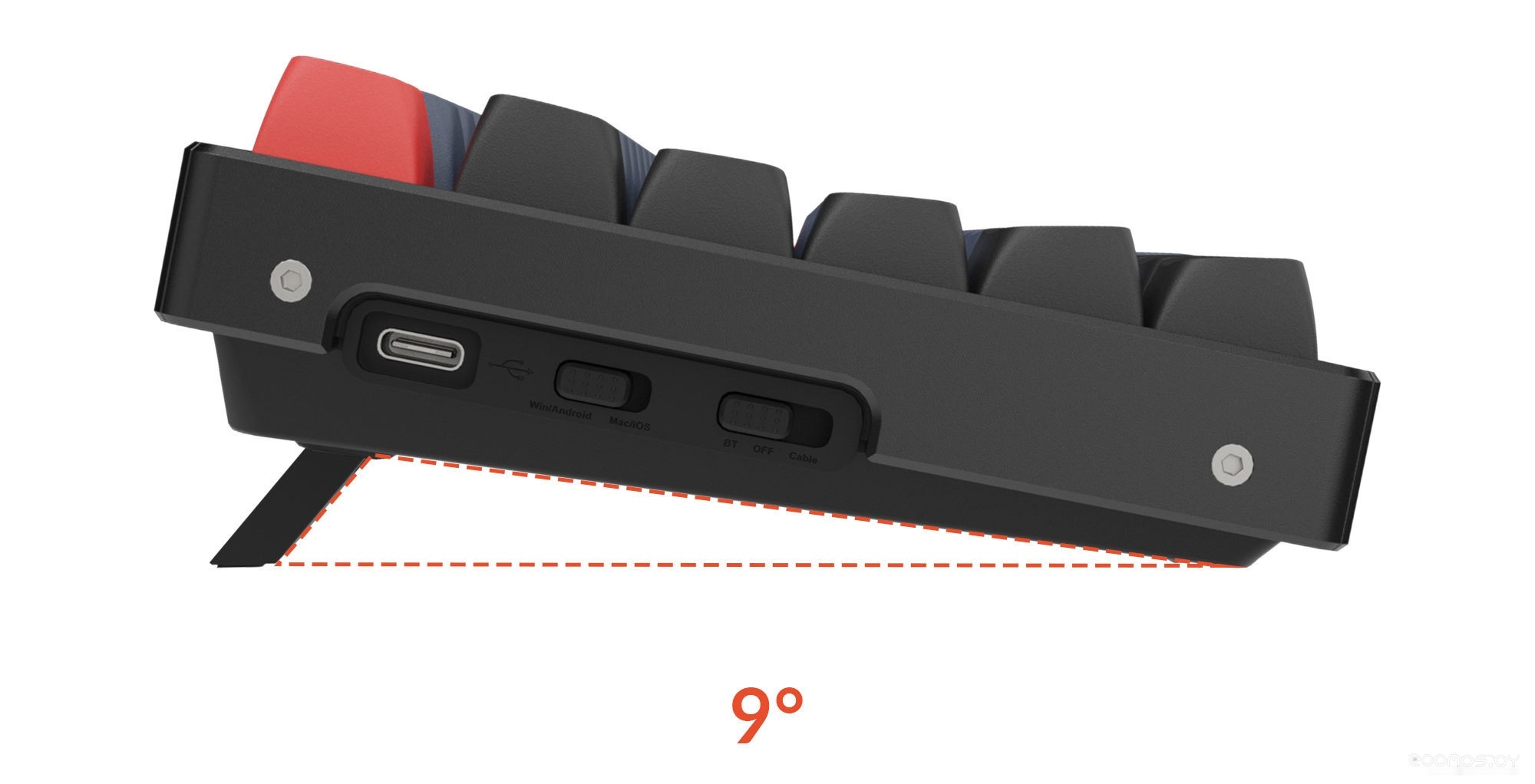 Клавиатура Keychron K8 Pro Wireless RGB K8P-J3-RU (Gateron G Pro Brown), фото 7