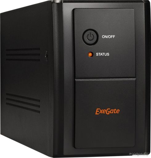 Источник бесперебойного питания Exegate SpecialPro UNB-1200.LED.AVR.C13.RJ.USB, фото 1