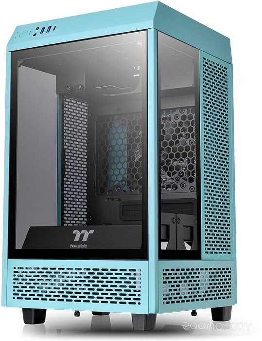 Корпус Thermaltake The Tower 100 Mini Turquoise CA-1R3-00SBWN-00, фото 5