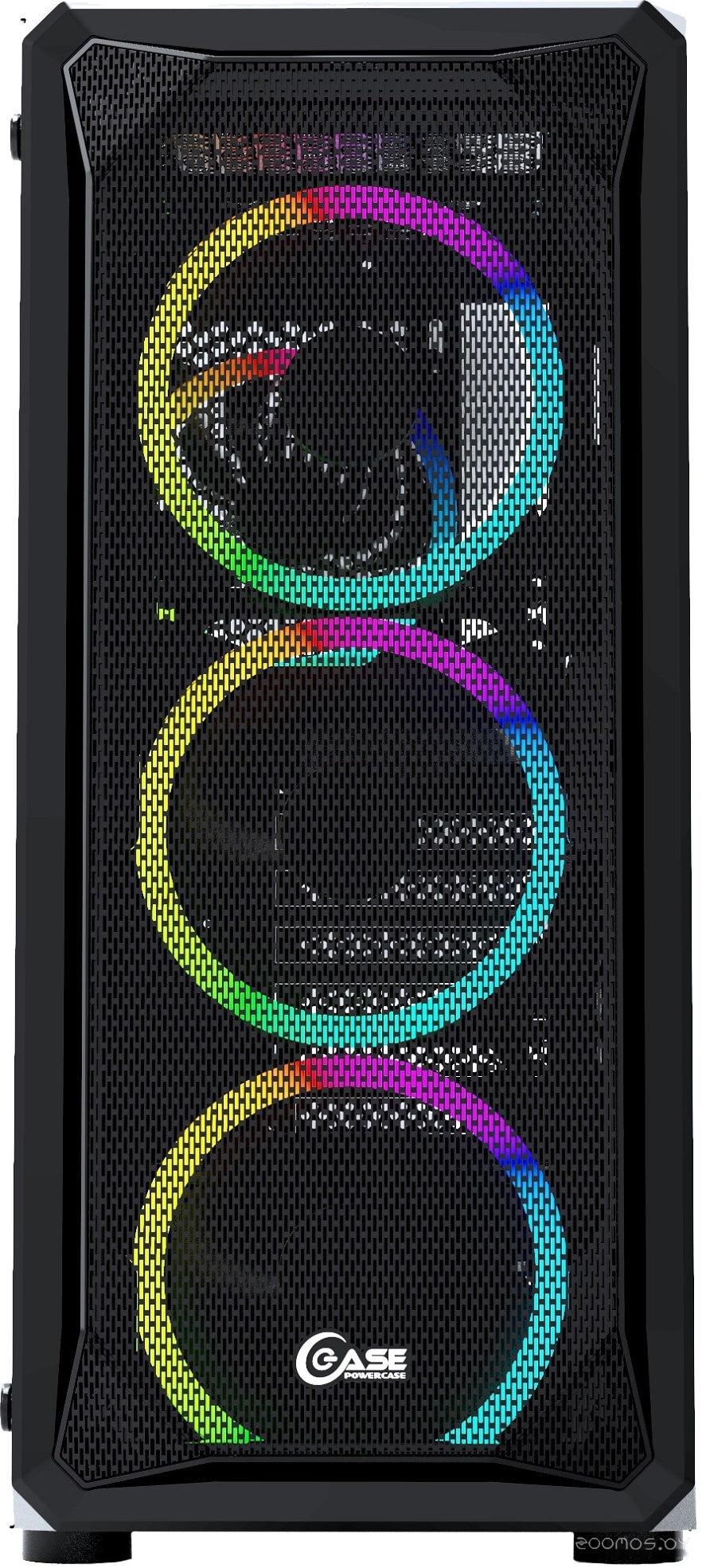 Корпус PowerCase Mistral Z4 Mesh LED, фото 2