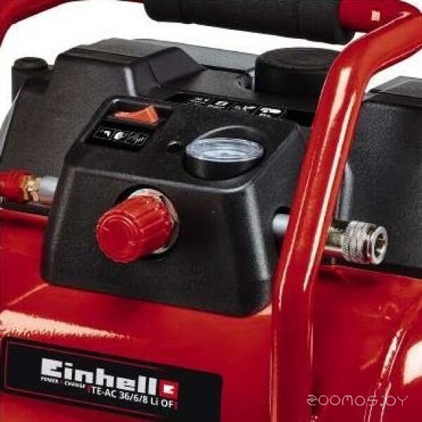 Компрессор Einhell PXC TE-AC 36/6/8 Li OF Set - Solo, фото 5