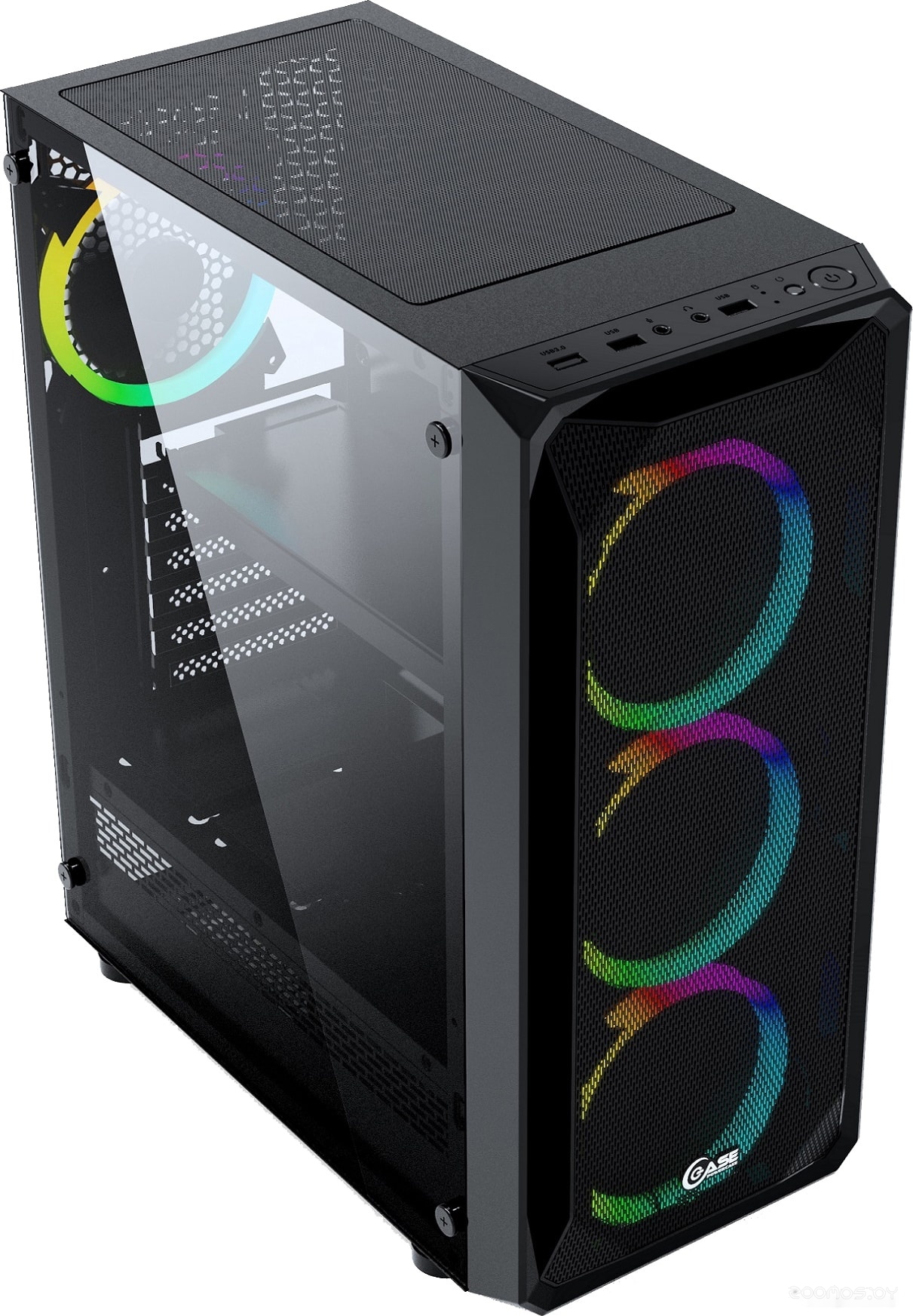Корпус PowerCase Mistral Z4 Mesh LED, фото 4