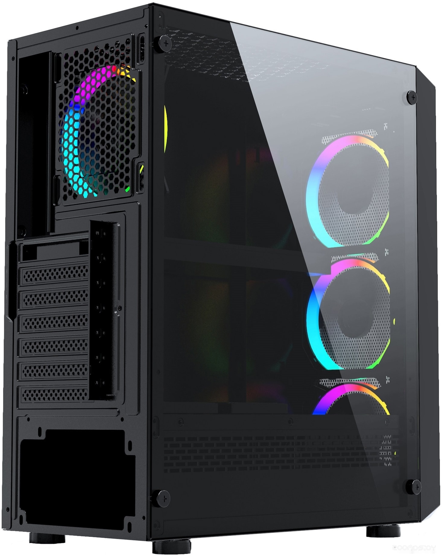 Корпус PowerCase Mistral Z4 Mesh LED, фото 6