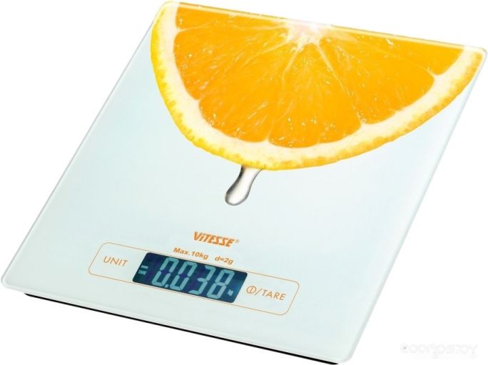 Кухонные весы Vitesse VS-616 (белый, 10 кг)